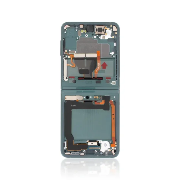 Genuine LCD Screen For Samsung Galaxy Z FLIP 3 (F711B) With Frame and Touchpad Inner - Green (GH82-27244C) - 2