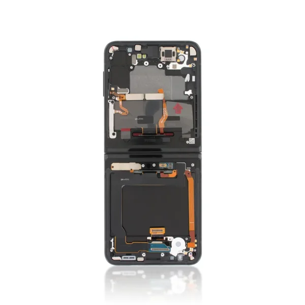 Genuine LCD Screen For Samsung Galaxy Z FLIP 3 (F711B) With Frame and Touchpad Inner - Black (GH82-27244A) - 2