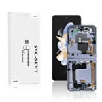 Genuine LCD Screen For Samsung Galaxy Z FLIP 4 (F721B) With Frame and Touchpad Inner - Blue (GH82-30238D)