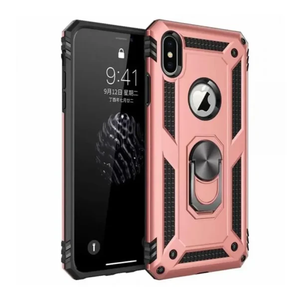 31B Slim Shockproof Ring Armor Case For iPhone X XS