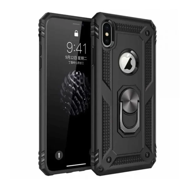 31C Slim Shockproof Ring Armor Case For iPhone X XS