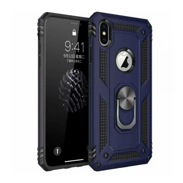31D Slim Shockproof Ring Armor Case For iPhone X XS