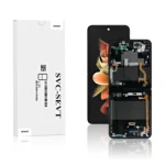 Genuine LCD Screen For Samsung Galaxy Z FLIP 4 (F721B) With Frame and Touchpad Inner - Black (GH82-30239E)