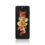 Genuine LCD Screen For Samsung Galaxy Z FLIP 4 (F721B) With Frame and Touchpad Inner - Black (GH82-30239E) - 1