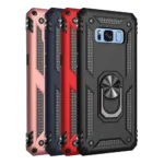 32A Slim Shockproof Ring Armor Stand Phone Cover Case for Samsung Galaxy S8 Main 1