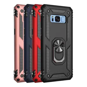 Slim Shockproof Ring Armor Stand Phone Cover Case for Samsung Galaxy S8