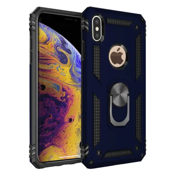 32C Slim Shockproof Ring Armor Case For iPhone XS Max