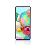 Replacement OLED LCD Screen For Samsung Galaxy A71 (A715F) Black - With Frame - 1