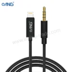 33B ANG E109 LIGHTNING TO 3.5MM CABLE 1M BLACK Barcode 5056462103402