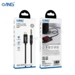 33C ANG E109 LIGHTNING TO 3.5MM CABLE 1M BLACK Barcode 5056462103402
