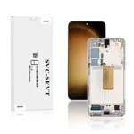 Genuine LCD Screen For Samsung Galaxy S23 (S911B) With Frame and Touchpad - Cream (GH82-30481B)