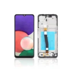 35A Replacement LCD Screen For Samsung Galaxy A22 5G A226B Black With Frame