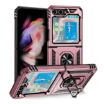 Slim Shockproof Ring Armor Stand Phone Case for Samsung Galaxy Z Fold 5 - Image 2