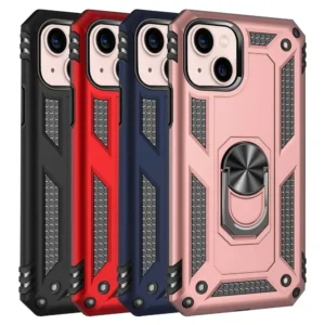 37A Slim Shockproof Ring Armor Case For iPhone 14 Plus