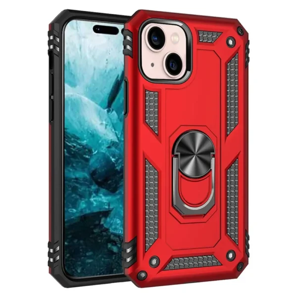 37C Slim Shockproof Ring Armor Case For iPhone 14 Plus