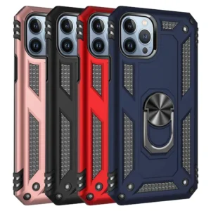 Slim Shockproof Ring Armor Case For iPhone 14 Pro