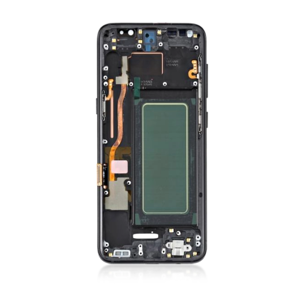 38C Replacement LCD Screen For Samsung Galaxy S8 G950 Black With Frame iShine Trade T/A Boltify Limited