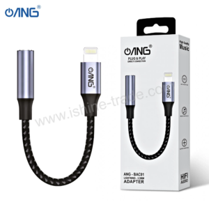 ANG BAC01 - 3.5MM Aux To Lightning - Headphone Jack Adaptor