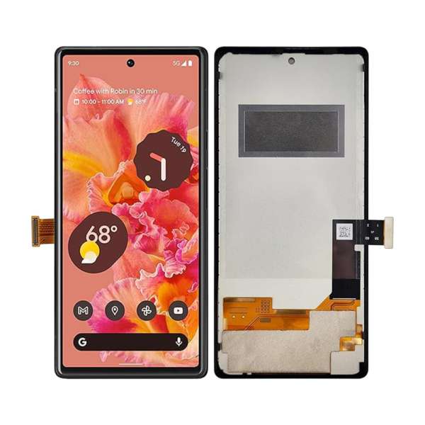 39A Replacement LCD Screen Display Touch and Digitizer Assembly For Google Pixel 6 With Frame Black iShine Trade T/A Boltify Limited