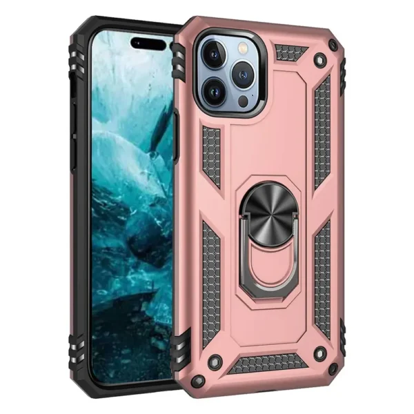 39E Slim Shockproof Ring Armor Case For iPhone 14 Pro Max