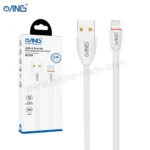 ANG E108 - Lightning Soft Data Cable 1 Meter - White