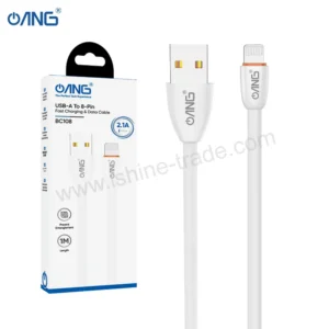ANG E108 - Lightning Soft Data Cable 1 Meter - White