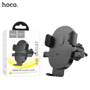 HOCO H18 Mighty One-button Air Outlet Car Holder - BLACK