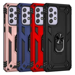 Slim Shockproof Ring Armor Stand Phone Cover Case for Samsung Galaxy A33 5G (A336B)