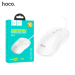 HOCO GM13 Comfortable Business Wired Mouse - White