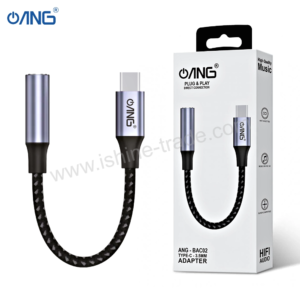 ANG BAC02 - 3.5MM Aux To USB C - Headphone Jack Adaptor