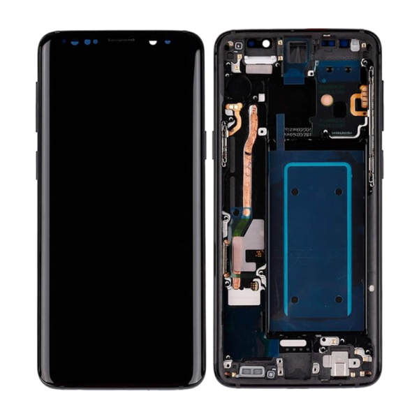 Replacement LCD Screen For Samsung Galaxy S9 (G960) Black - With Frame