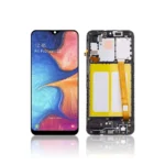 43A Replacement LCD Screen For Samsung Galaxy A20e A202F Black With Frame