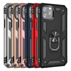43A Slim Shockproof Ring Armor Case For iPhone 11 Pro