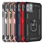 44A Slim Shockproof Ring Armor Case For iPhone 11 Pro Max