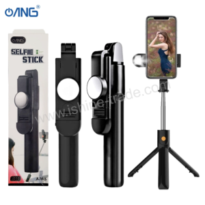ANG K10S - Mobile Phone Bluetooth Selfie Stick With 2 Mood Lights & Tripod