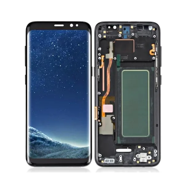 Replacement OLED LCD Screen For Samsung Galaxy S8 (G950) Black - With Frame
