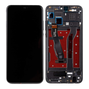 Replacement LCD Screen Display Touch and Digitizer Assembly for Honor 8x Black - With Frame
