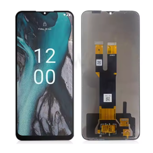 Replacement LCD Screen Display and Touch for Nokia C22 Plus Black - No Frame