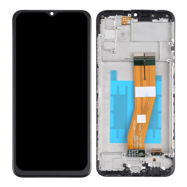 Replacement LCD Screen For Samsung Galaxy M03S Black - With Frame