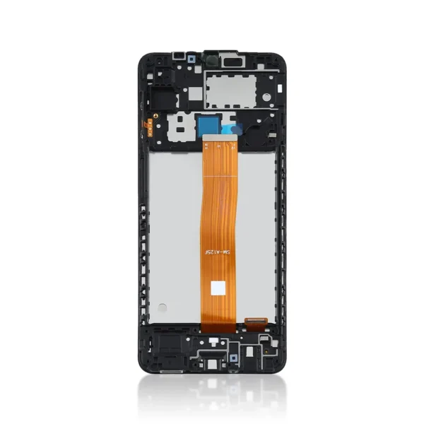 54C Replacement LCD Screen For Samsung Galaxy A12 A125F Black With Frame