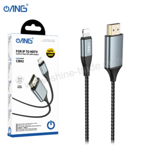 ANG CB02 - Lightning To HDTV Full HD 1080P 2M Cable Adaptor
