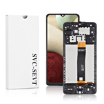 5A Genuine LCD Screen For Samsung Galaxy A12 (A127) With Frame and Touchpad - Black (GH82-26485A)