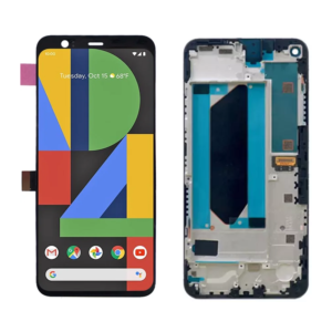 Replacement OLED LCD Screen Display Touch and Digitizer Assembly For Google Pixel 4A 4G - With Frame