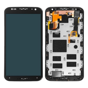 Replacement LCD Display Touch Screen For Motorola Moto X 2ND Gen With Frame - Black