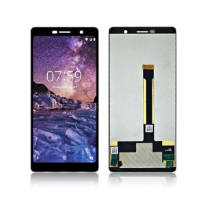 Replacement LCD Screen Display and Touch for Nokia 7 Plus Black - No Frame