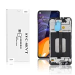 76A Genuine LCD Screen For Samsung Galaxy A60 A606F With Frame Black