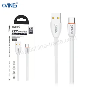 ANG E108 - Type C Fast Charging Soft Data Cable 2 Meter