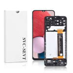 7A Genuine LCD Screen For Samsung Galaxy A13 (A135) With Frame and Touchpad - Black (GH82-28653A)