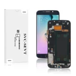 7A Genuine LCD Screen For Samsung Galaxy S6 Edge G925 With Frame and Touchpad Black Sapphire