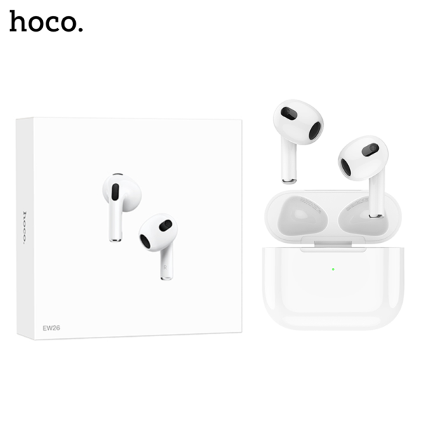 7A HOCO EW26 True Wireless Earbuds White iShine Trade T/A Boltify Limited